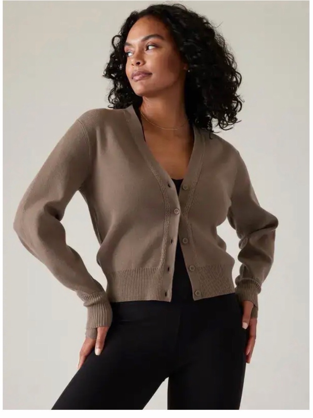 Athleta Shift Cardigan Sz M